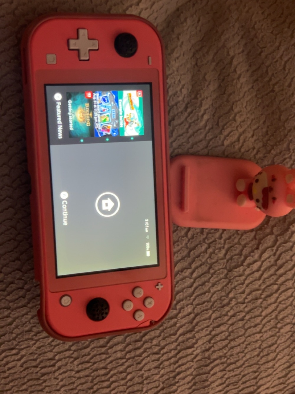 Pink Nintendo switch lite